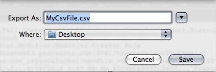 csv file or save it to your computer. 6 Click the File menu, and then select Save as.