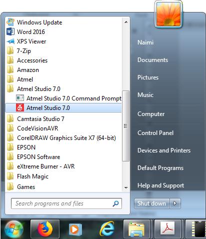 com/avr-support/atmel-studio-7 Run the downloaded program to install the