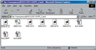 FTP Easily copy and paste files to and from a PC from the internal flash memory drive and other internal storage media.