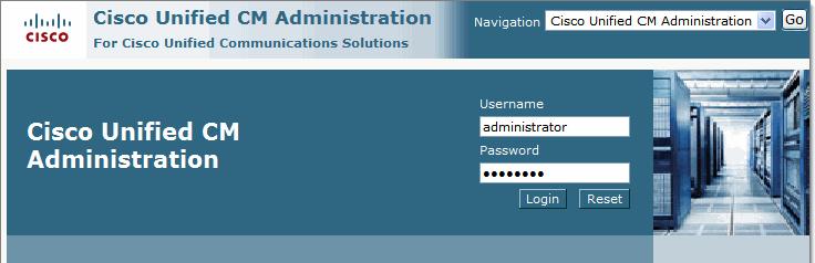3. On the login page, provide the administrator username and password and click