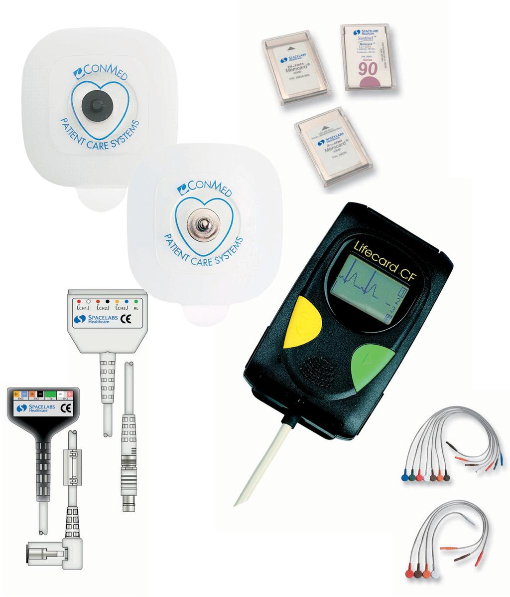 Holter Recording Holter Hook-Up Kits Disposable electrodes Patient Cables Cassette and Digital Lead Wires Recorder Test