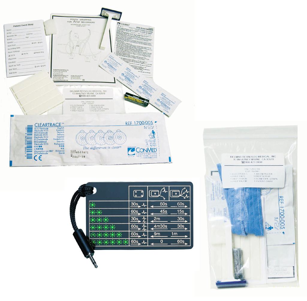 Event Recording Hook-Up Kits & Electrodes Patient Cables Programming