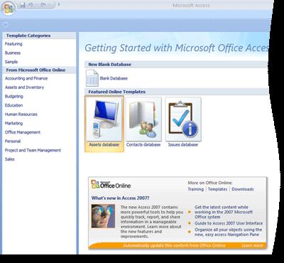 MORE THAN JUST A FACELIFT The new results-oriented user interface the Microsoft Office Fluent user interface makes it easy for you to work in Office Access 2007.