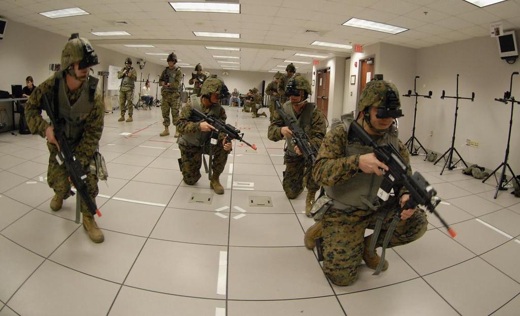 Virtual Reality simulation war games