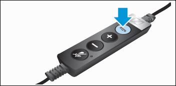 To adjust the speaker volume: Use the volume control buttons on the Sennheiser Communications A/S SC 630 USB CTRL or the Sennheiser SC 660 USB CTRL headset to adjust the speaker volume on the headset.