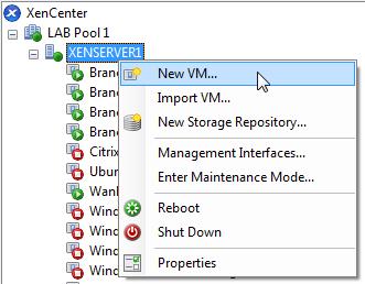 Configuration WANem WAN Emulator Create a new VM in