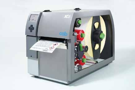 and electronics are adopted from the proven A + series 1.9 Label printer XC4 Print resolution dpi 300 Print width up to mm 105,6 Print speed up to mm/s 125 1.