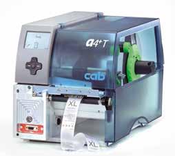 No adjustment of the printhead for different widths of material Print speed for difficult to print materials is reducible Operation and control are compatible with the A + series 1.