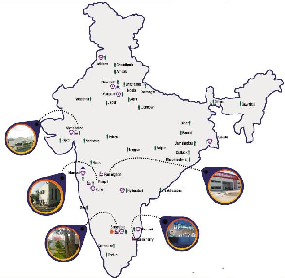 3M in India Established in India in year 1988 Has manufacturing facilities at Bangalore, Ahmedabad, Pune & Pondicherry.