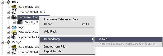 5.3 Using the Redundancy Wizards Machine Edition software provides redundancy wizards to create a hardware configuration with the correct parameter settings for the redundancy scheme that you choose.