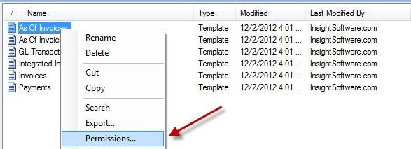 4. Navigate to the Documents > Templates folder within your repository. Then select the folder that contains the appropriate templates with which you are working.