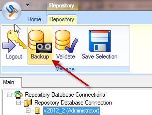 Repository Backup We highly recommend backing up your InsightUnlimited object repository on a regular basis, and