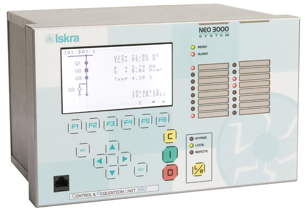CAU 380 Bay Computer CAU 380 bay computer is designed for data acquisition, processing and transmission of process data as well as for local automation tasks in the substations.