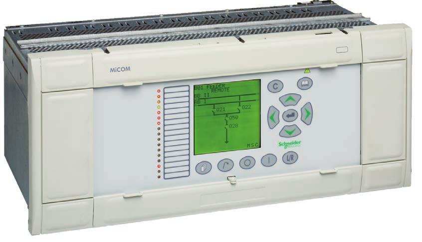 01 Modular Substation Bay Controller in 40TE is the Schneider Electric modular substation bay controller for energy critical infrastructures and electrical distribution.