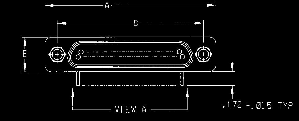 The advantage is the termination footprints are contained within the envelope of the connector body for optimal space