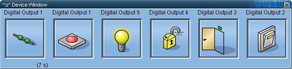 To show the digital output view, do one of the following: Drag the digital output from the Navigator to the work space.