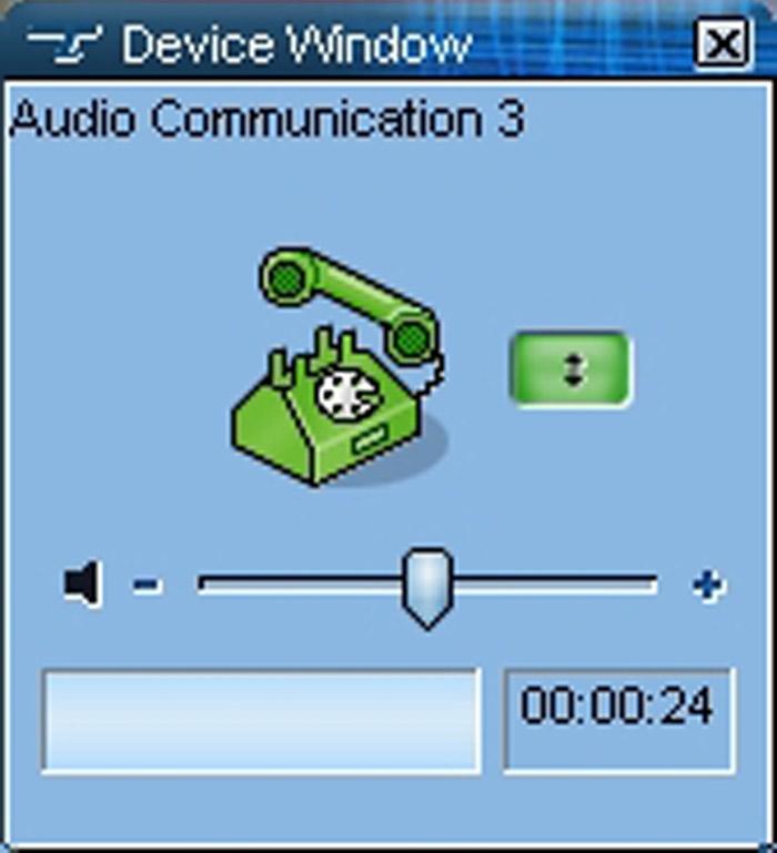 shown on the Navigator or on a map and in the audio communication view. In addition, a buzzer rings.