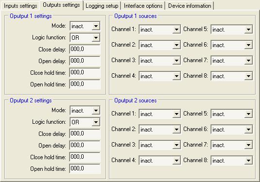 For detailed description of available device configuration methods see CONFIGURATION MODES section.