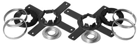 Bases 48 Frame Resilient Mount Kit 92-A240 9" Blowers( 2 1/2" Rings) 92-A241 12" Blowers ( 2 1/2" Rings) 92-A242 10" Blowers (2 1/2" Rings) Accessories Base Mounting Adapter Kit For 5 1/2" with flat