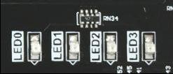 Figure 44. four LEDs module on board Tab9.