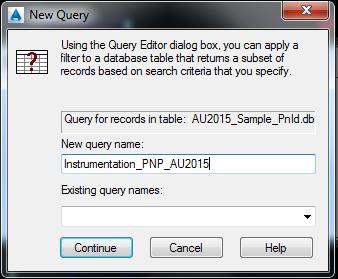 2. Enter a name for the new query and select Continue FIGURE 26: