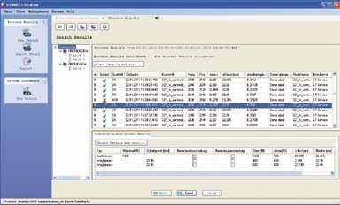 The database software is used for storing and analyzing the data of the control system process specifications and process results particularly under