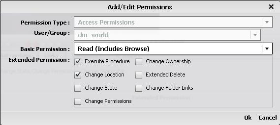Users can see and modify the permissions in the Permissions tab of the Details panel. Right click an asset and select Details to open the panel.