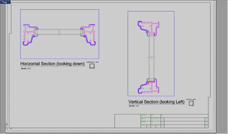 3. Insert Horizontal.dwg and Vertical.dwg next to the text titles.