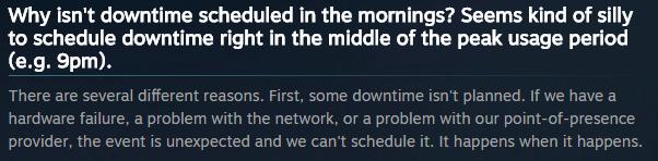 Sound familiar? [ Streaming Service hosted by 3rd party] LIVE SERVER DOWNTIME - 2.15 IS HERE! UPDATE Update: We continue to work on server maintenance in advance of upgrading the game version.