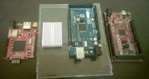 The mapping between the Arduino pins and the devices present on the shields should be carefully taken into account in when programming for proper mapping and conflicts