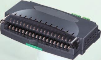 isolation Space-saving DIN terminal block or heavy-duty screw terminal block selectable for