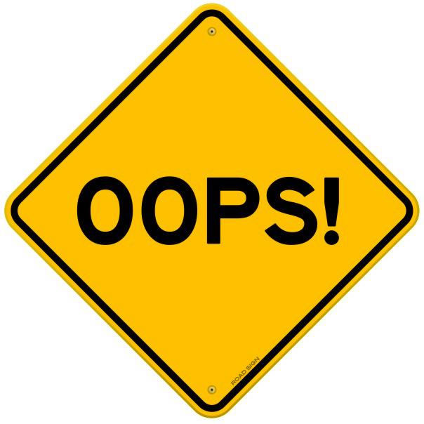 Mistake Error Mistake - a gross error or blunder resulting usually from misunderstanding, carelessness or poor judgment.