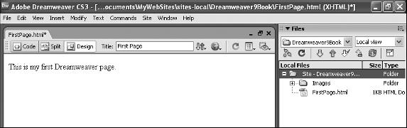 When you set up your Dreamweaver site, you set up a Remote site the site where the public can view your Web pages.