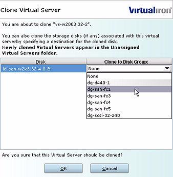 Chapter 6 CREATING AND CONFIGURING VIRTUAL SERVERS Cloning Virtual Servers Figure 92. Clone Virtual Server Dialog Box Step 4.