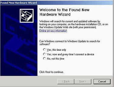 CREATING AND CONFIGURING VIRTUAL SERVERS Installing VS Tools on Virtual Servers..... Step 8. Wait for the Microsoft Add Hardware wizard to come up.