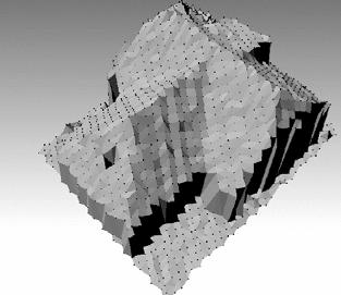 data into voxels Connected component analysis 3D