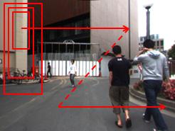 (a) General (b) Proposed Fig. 2. Adaptive scan of detection window with detection of foreground regions regions in images.