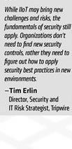 Organizations don t need to find new security controls, rather they need to figure out how to apply best practices in new environments - Tim Erlins, Director, Security &