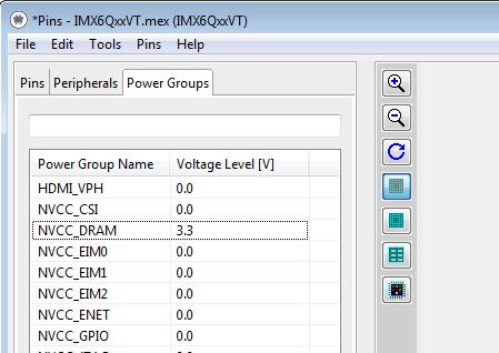 User interface Power Groups Figure 4-6. Selecting power group NOTE Power Groups are not supported for all processors. 4.3.