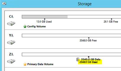 Configuring the ACC Solution Issue Admin Tool showing free space negative values on Isilon. Workaround Remove Isilon's Quota Management configuration.