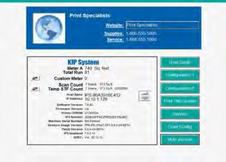 Media & toner replacement procedures Quick reference resource for system functions T KIP Track