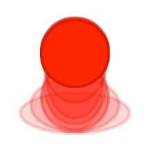 Animating a Bouncing Ball Going up slower than when falling On rise and fall, ball is stretched to