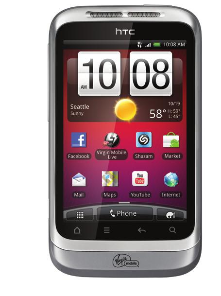 1 Phone, battery, charger, USB cable, 2 GB microsd card & adaptor and basics guide. MSRP $179.99 HTC Wildfire S New > 3.