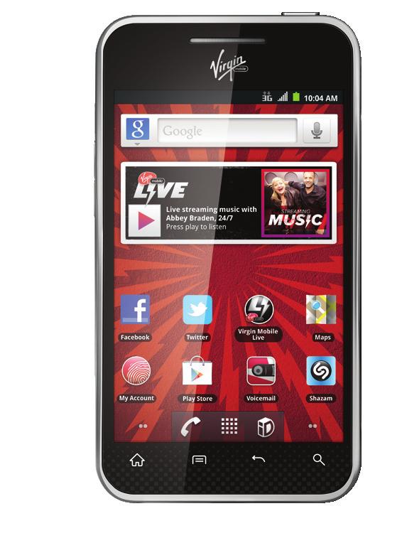 Our Headliners. Powered by Android. (Continued) LG Optimus Elite New > Near Field Communication (NFC)-enabled, allowing access to Google Wallet > 3.