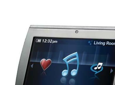 Touch the volume button and all your music zones appear instantly, so you can adjust the