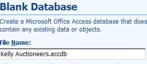 2. Using the Program Starting Access Like other Office applications, there are two ways to start access, using the Start Button select Programs/Microsoft Office/Microsoft Office Access 2007 A second