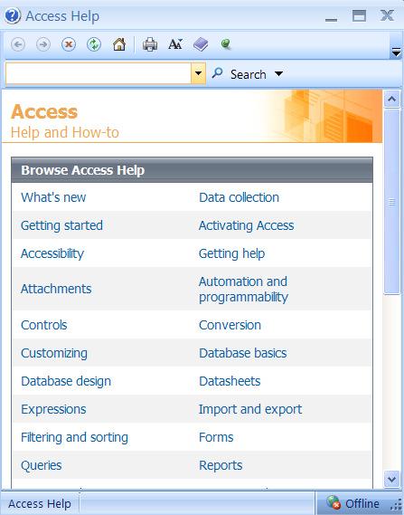 A table is the building block in access; you can do nothing in access until you create a table. Tables are similar to excel spreadsheets, consisting of rows.