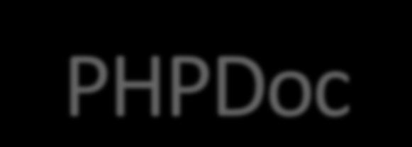 Inicijalizacija PHPDoc define("phpdoc_include_dir", "C:/Program Files/Apache Software Foundation/Apache2.