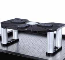 This is easily achieved by using height adjustable legs which allows the top plate to be