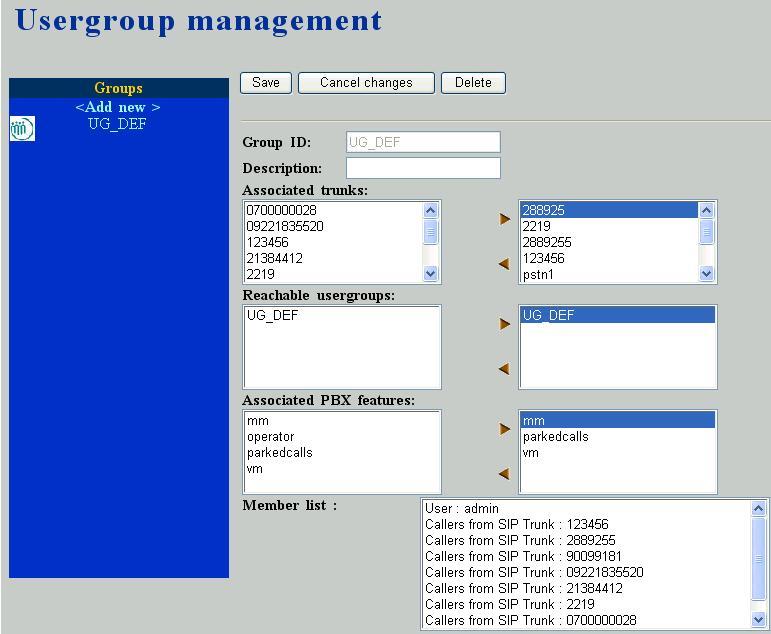 IP PBX Configuration This section introduces steps to provision the IP telephony part of the IP PBX.